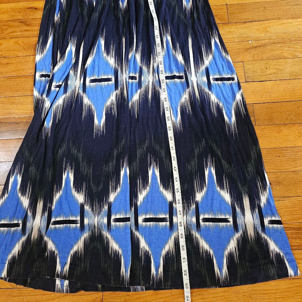 Banana Republic Halter Maxi Dress Blue Small - Picture 5 of 8